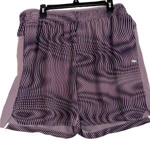 DSG Men's Striped Black and Gray Athletic Shorts, New no tags